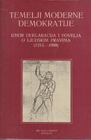 temelji moderne demokratije izbor deklaracija i povelja o ljudskim pravima 1215 1989  