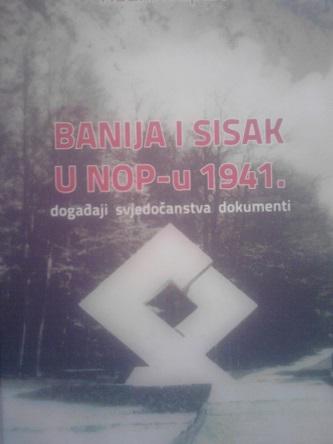 banija i sisak u nop u 1941  