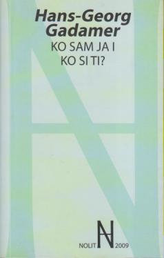 ko sam ja i ko si ti komentar uz celanov ciklus pesama kristal daha gadamer  