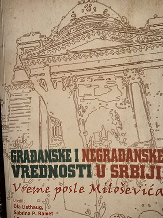 Građanske i negrađanske vrednosti u Srbiji : Vreme posle Miloševića